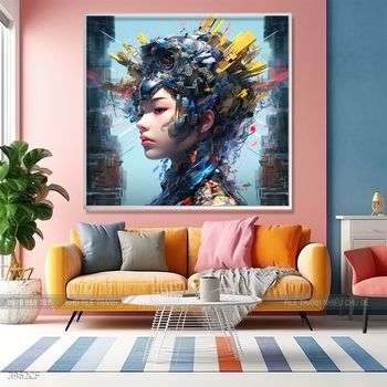 Tranh treo tường trang trí quán cà phê