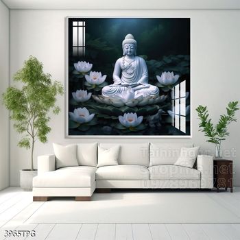 Tranh tranh trí tường phật giáo sang trọng Tranh tranh trí tường phật giáo sang trọng