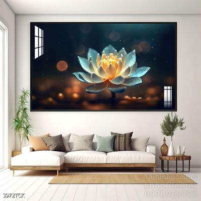 Tranh cá chép hoa sen