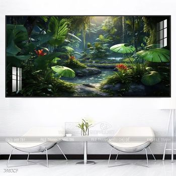 Tranh ly cafe trang trí quán coffee đẹp