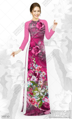 File tranh vải áo dài việt nam 398