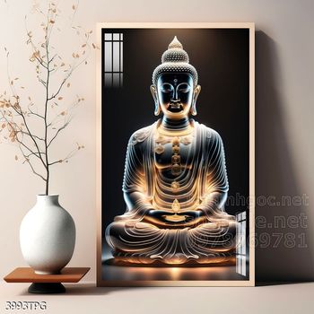 Tranh decor trang trí tường Phật giáo