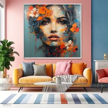 Tranh treo tường quán cafe, trà sữa đầy nghệ thuật