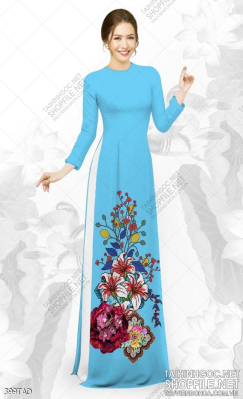 File tranh vải áo dài việt nam 399