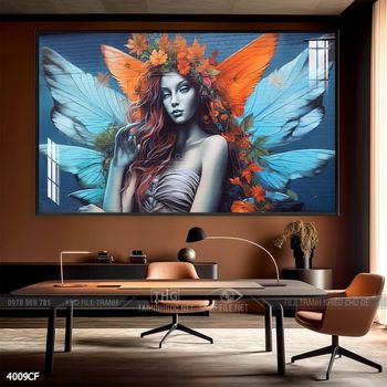 Tranh ly cafe trang trí quán coffee đẹp