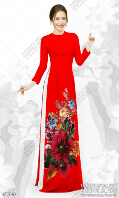 File tranh vải áo dài việt nam 402