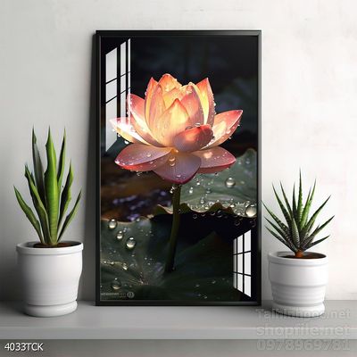 Tranh cá chép hoa sen đẹp mang nhiều ý nghĩa