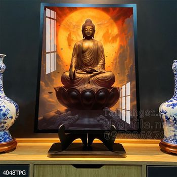 Tranh decor trang trí tường Phật giáo