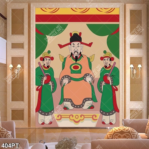 Tranh thờ tổ tiên ông bà gắn tường