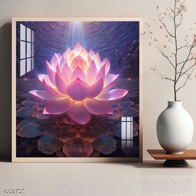 Tranh cá chép hoa sen