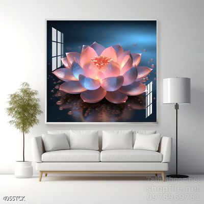 Tranh cá chép hoa sen cực đẹp