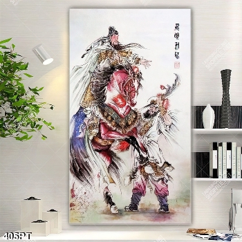 Tranh gắn tường Quang Công nghệ thuật in uv