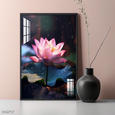 Tranh cá chép hoa sen đẹp mang nhiều ý nghĩa