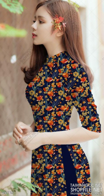 File tranh vải áo dài việt nam 406