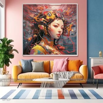 Tranh treo tường trang trí quán cà phê