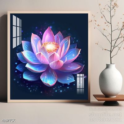 Tranh cá chép hoa sen