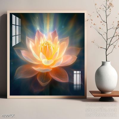 Tranh cá chép hoa sen treo tường mang nhiều ý nghĩa