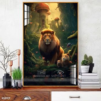 Tranh treo tường trang trí quán cà phê sang chảnh