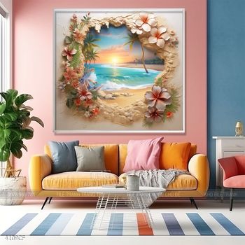 Tranh trang trí quán cafe, quán nước hiện đại