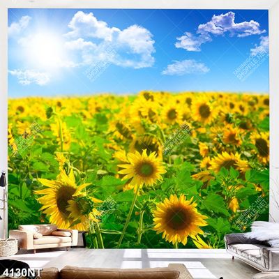 Tranh cánh đồng hoa hướng dương