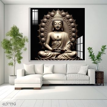 File tranh Phật giáo decor trang trí tường nhà phòng thờ