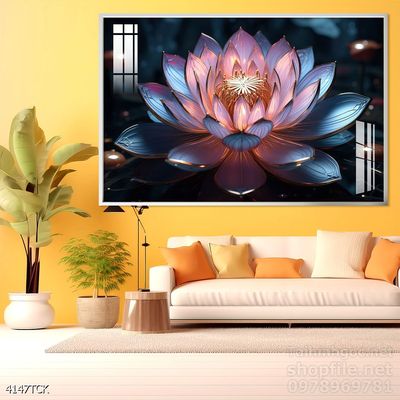 File tranh cá chép hoa sen mẫu mới nhất