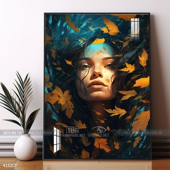 Tranh trang trí quán cafe, quán nước hiện đại