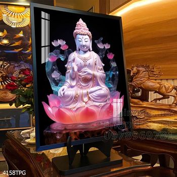 Tranh decor trang trí tường Phật giáo