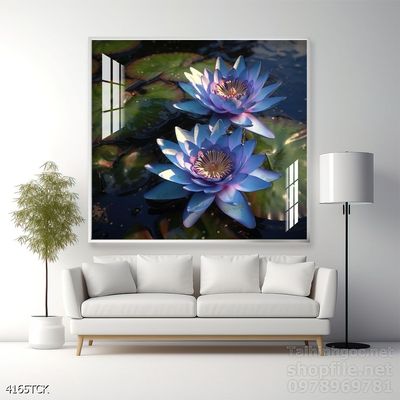 File tranh cá chép hoa sen mẫu mới nhất