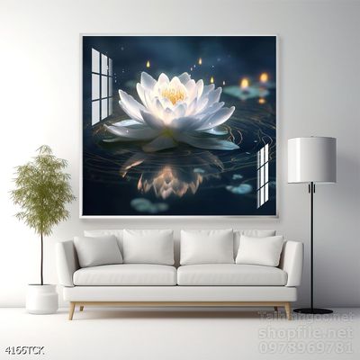 Tranh cá chép hoa sen đẹp mang nhiều ý nghĩa