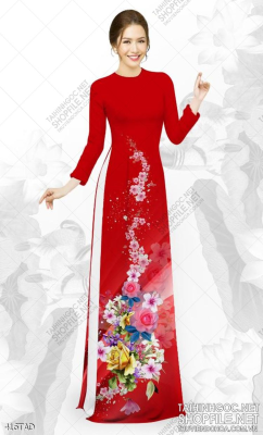 File tranh vải áo dài việt nam 416