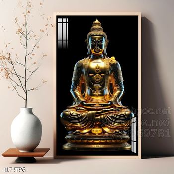 Tranh tranh trí tường phật giáo sang trọng Tranh tranh trí tường phật giáo sang trọng