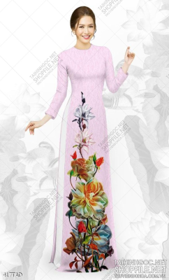 File tranh vải áo dài việt nam 417