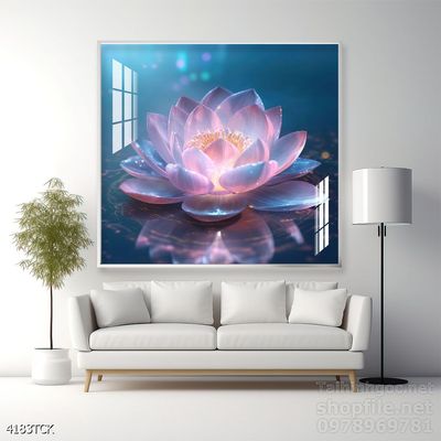 Tranh cá chép hoa sen đẹp mang nhiều ý nghĩa