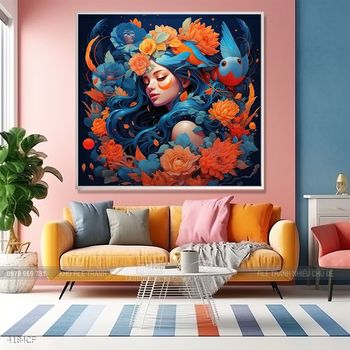 Tranh ly cafe trang trí quán coffee đẹp