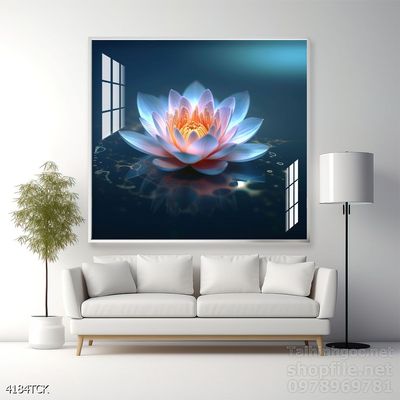 Tranh cá chép hoa sen