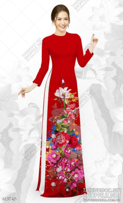 File tranh vải áo dài việt nam 418