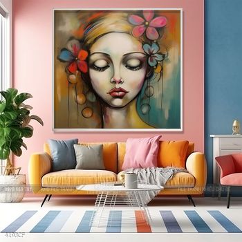 Tranh treo tường trang trí quán cà phê sang chảnh