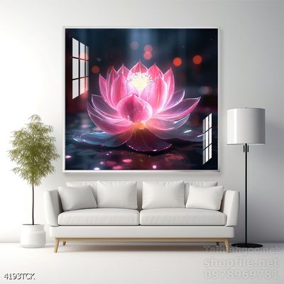 Tranh cá chép hoa sen