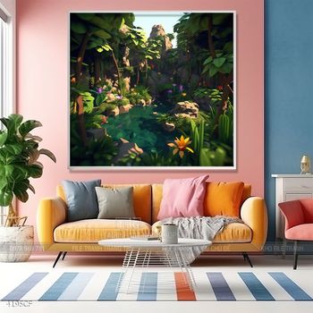 Tranh trang trí quán cafe, quán nước hiện đại