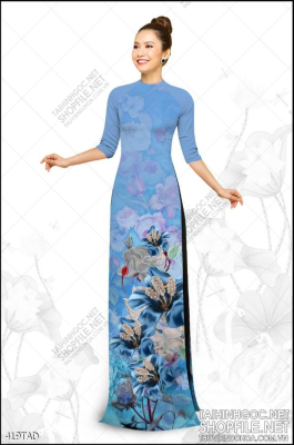 File tranh vải áo dài việt nam 419