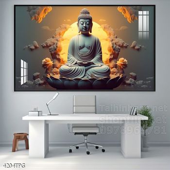 Tranh decor trang trí tường Phật giáo Tranh decor trang trí tường Phật giáo