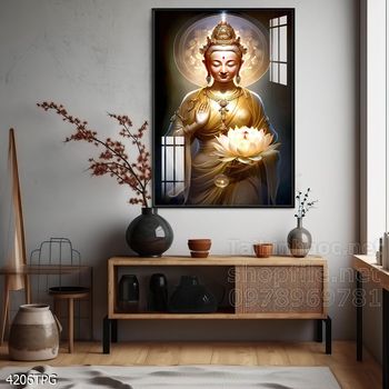 Tranh decor trang trí tường Phật giáo