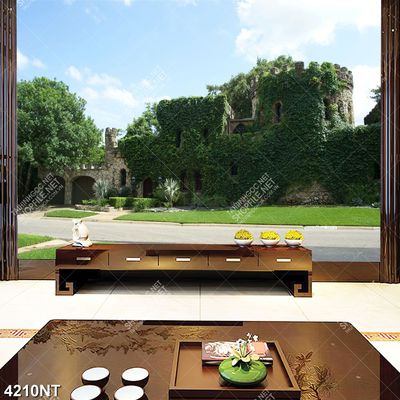 Tranh phong cảnh lâu đài và thiên nhiên