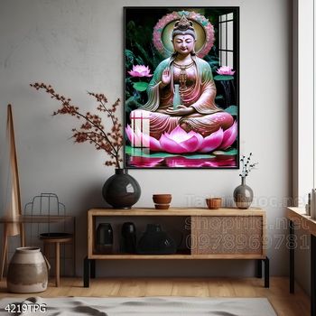 Tranh decor trang trí tường Phật giáo