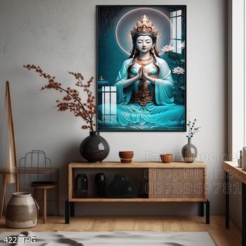 Tranh decor trang trí tường Phật giáo