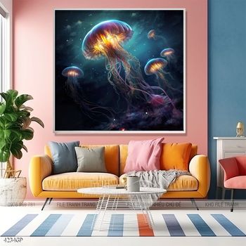 Tranh 3D phi hành gia vũ trụ