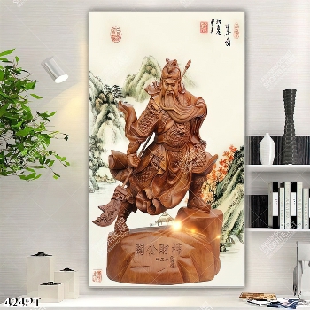Tranh tượng Quang Vũ điêu khắc gỗ nghệ thuật