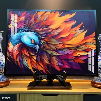 Tranh nghệ thuật hiện đại cô gái thổ dân