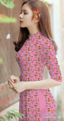 File tranh vải áo dài việt nam 429